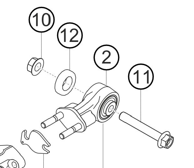 Inner Wishbone Bearing - Rear Suspension - 991.2 GT3 Cup