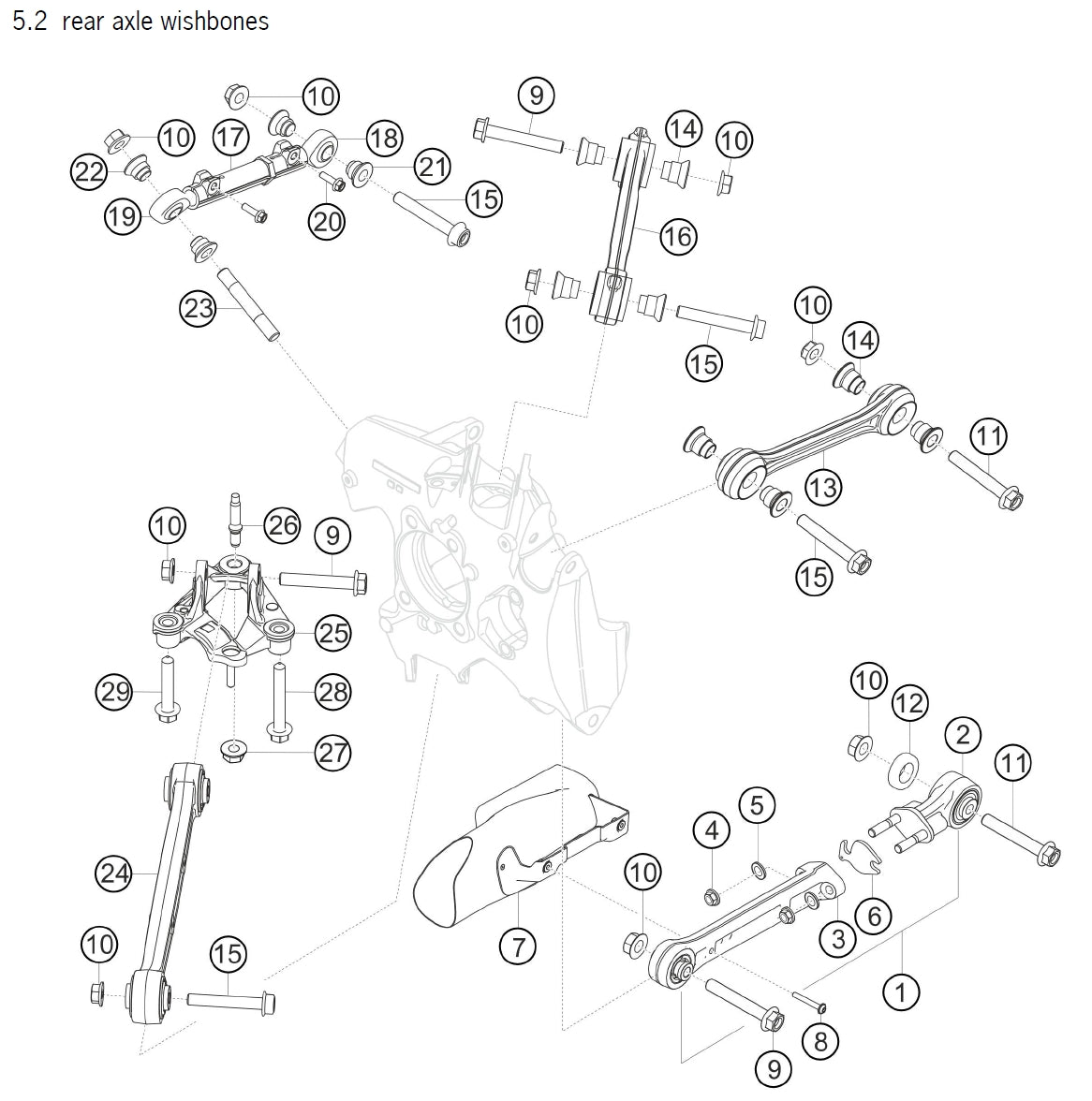 Inner Wishbone Bearing - Rear Suspension - 991.2 GT3 Cup