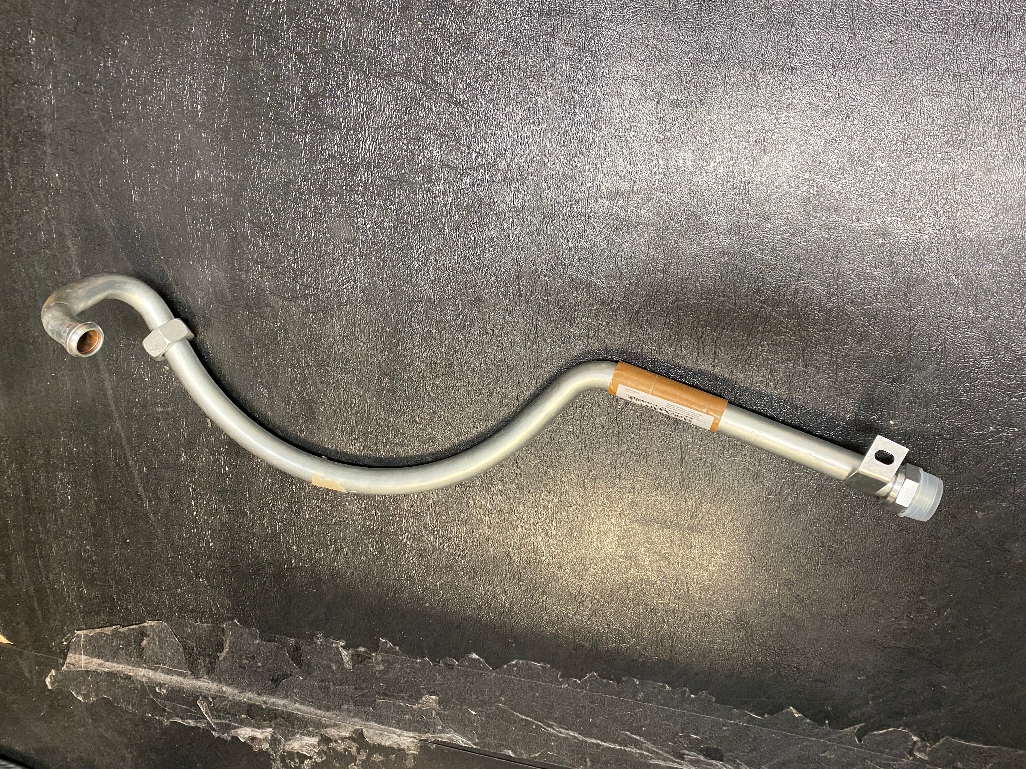 Engine Oil Line - Cross Over, All Metal, No Cooler - 911 (73-74)