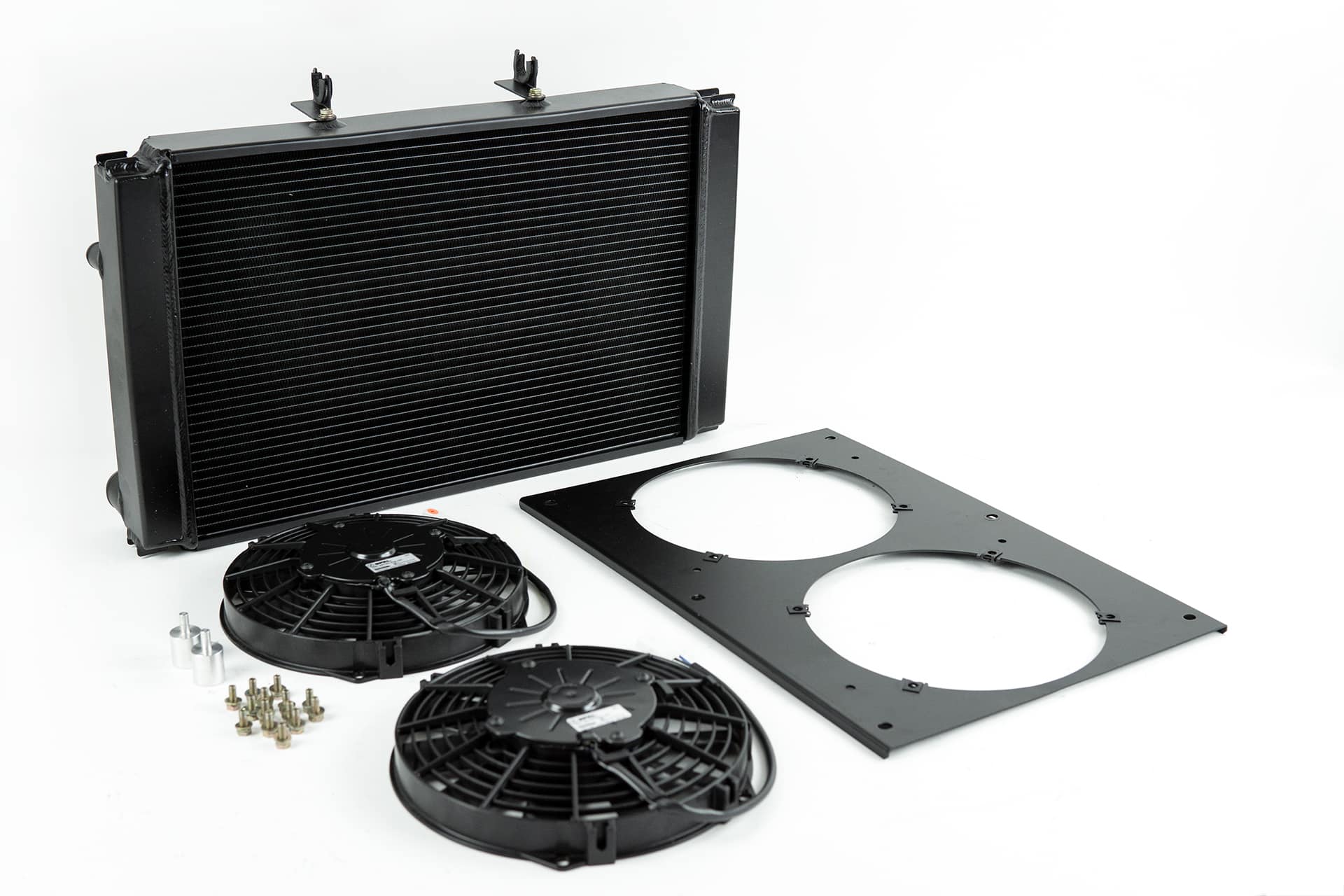 CSF Radiator Kit w/ Fans - 944, 951, 968 (83-91) - All Stick Shift - Aluminum Performance Version - CSF #7088 & #8180