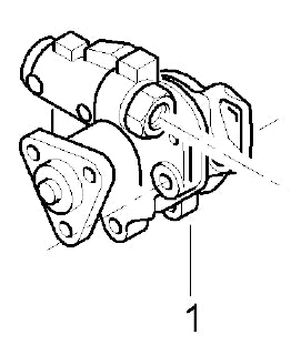 Power Steering Pump (Tandem Vane Pump) - 996 Turbo, 997 Turbo - Rebuilt