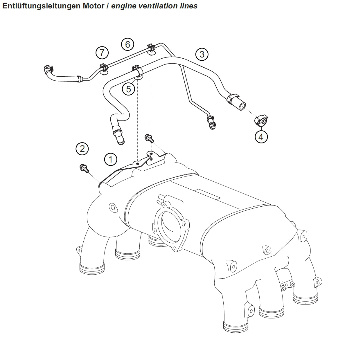 Air Hose - 997 GT3 Cup