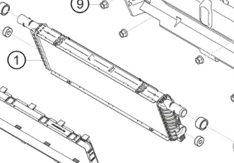 Center Radiator - 991 GT3 Cup