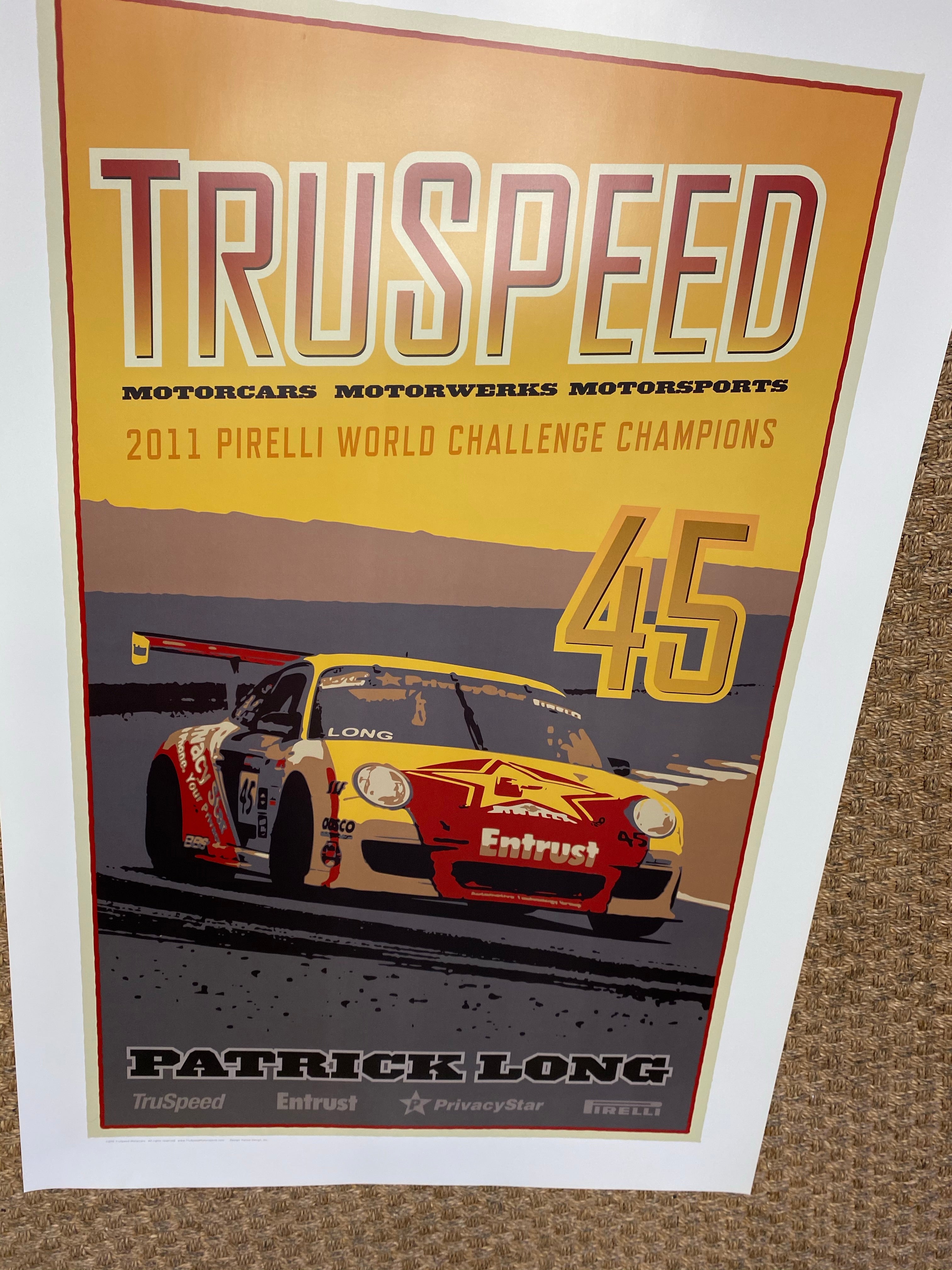 Patrick Long Tru Speed Racing Poster